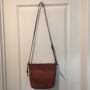 Fossil Jori Crossbody in Medium Brown